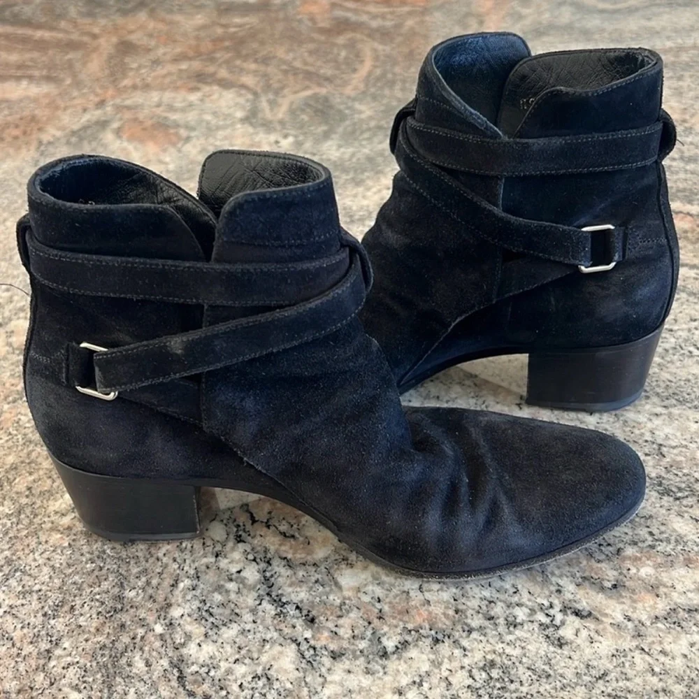 Yves Saint Laurent Black Ankle Boots